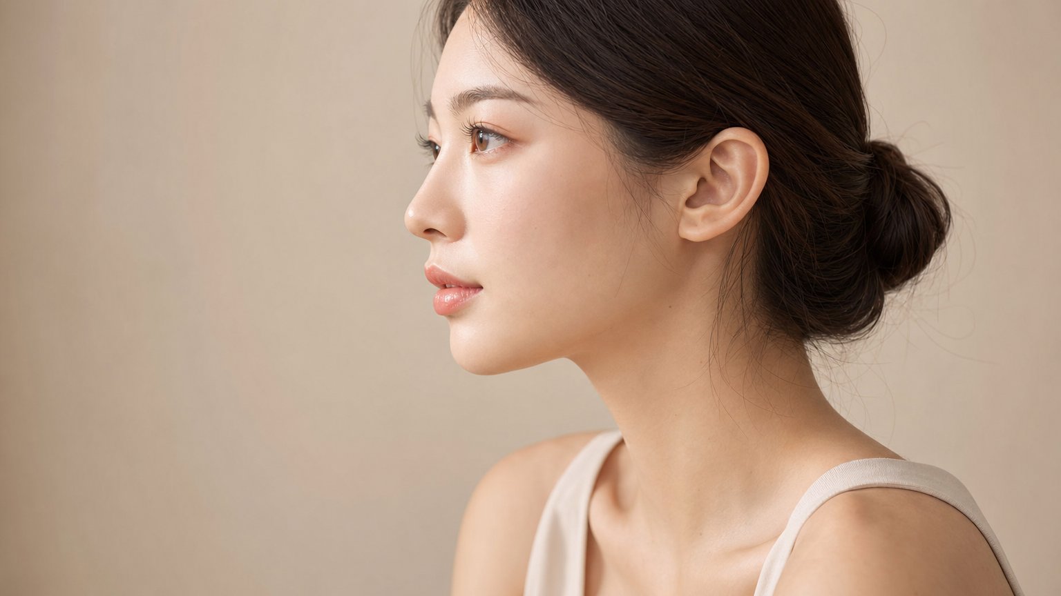 ภาพจมูกทรงสวยเป็นธรรมชาติหลังเสริมจมูกเกาหลีเทคนิคโอเพ่นหรือโคลส
